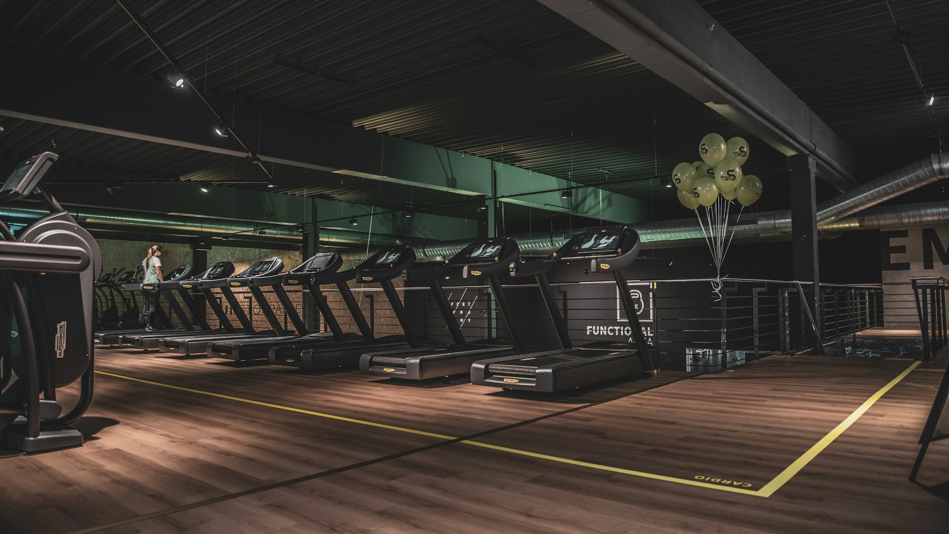 Gym training area